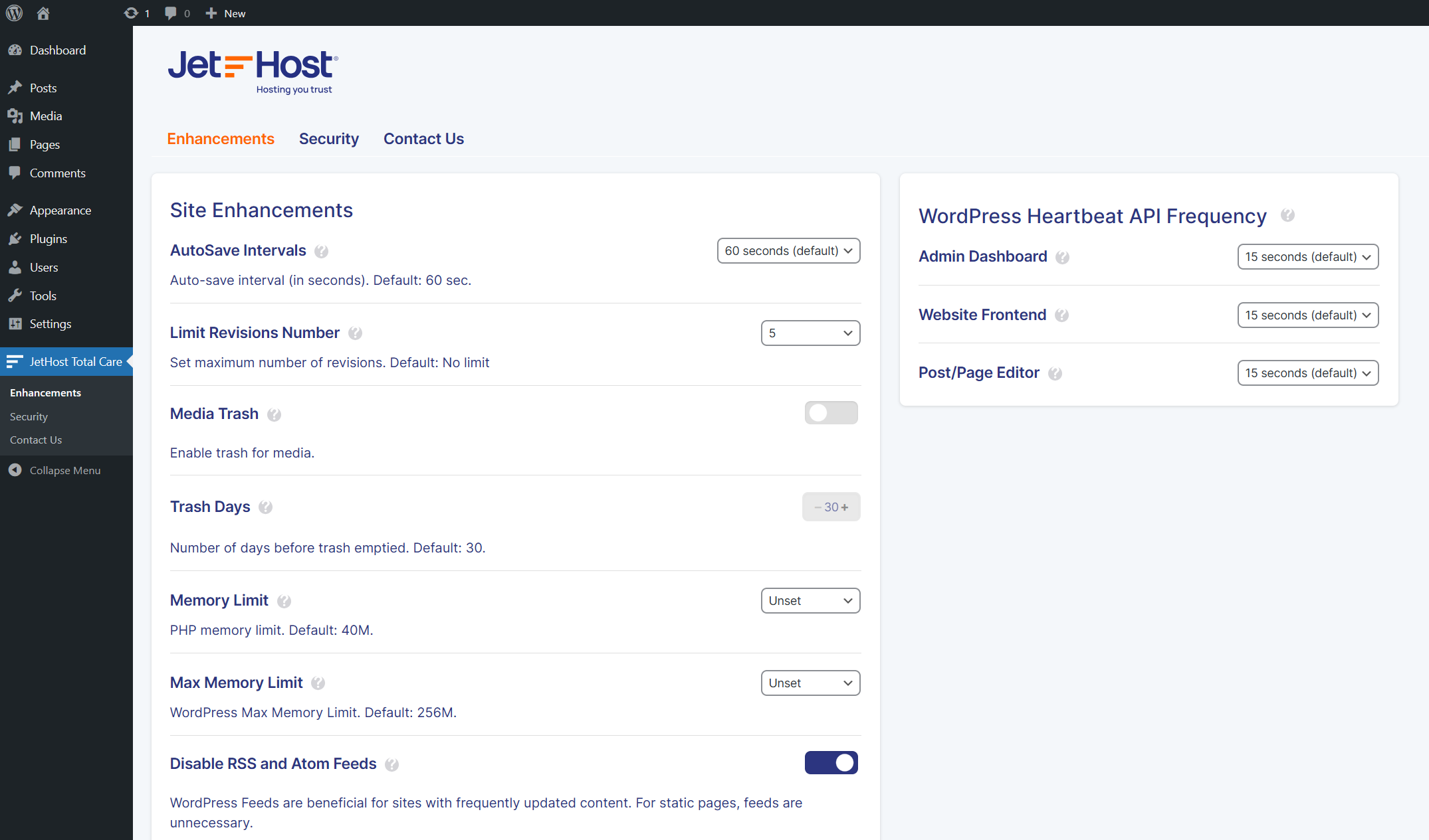 Site enhancements
