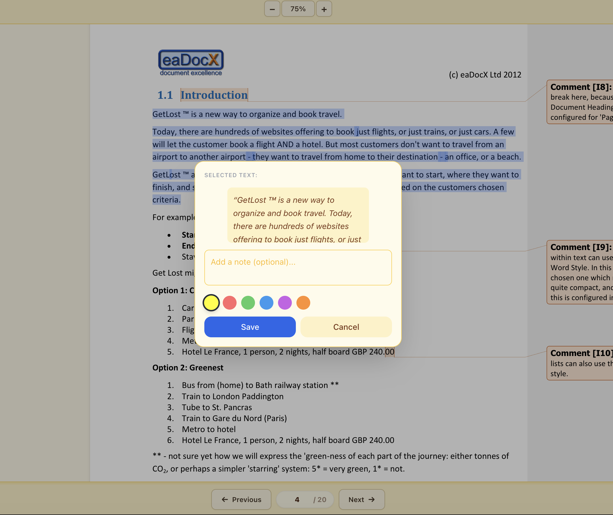 Universal Document Tools & Annotations — Live text highlighting and annotation options across different document types, from classic TXT files to complex PDFs.