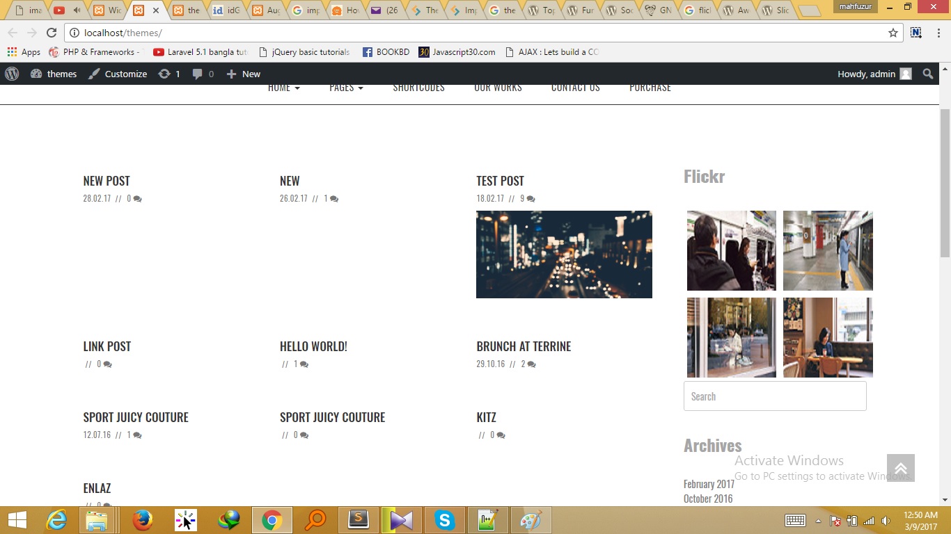 In the front-end the plugin shows you like this.