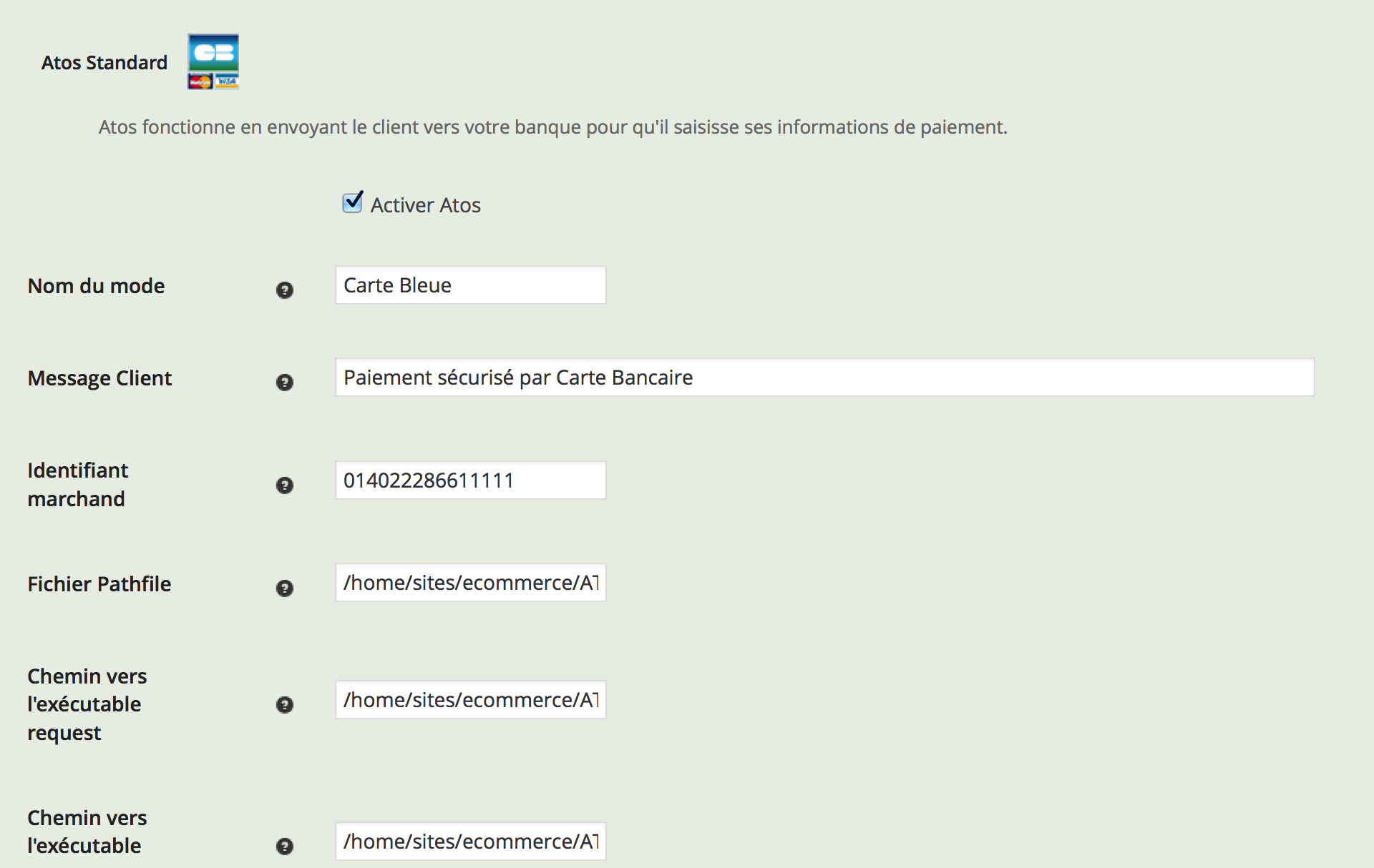 Backoffice options