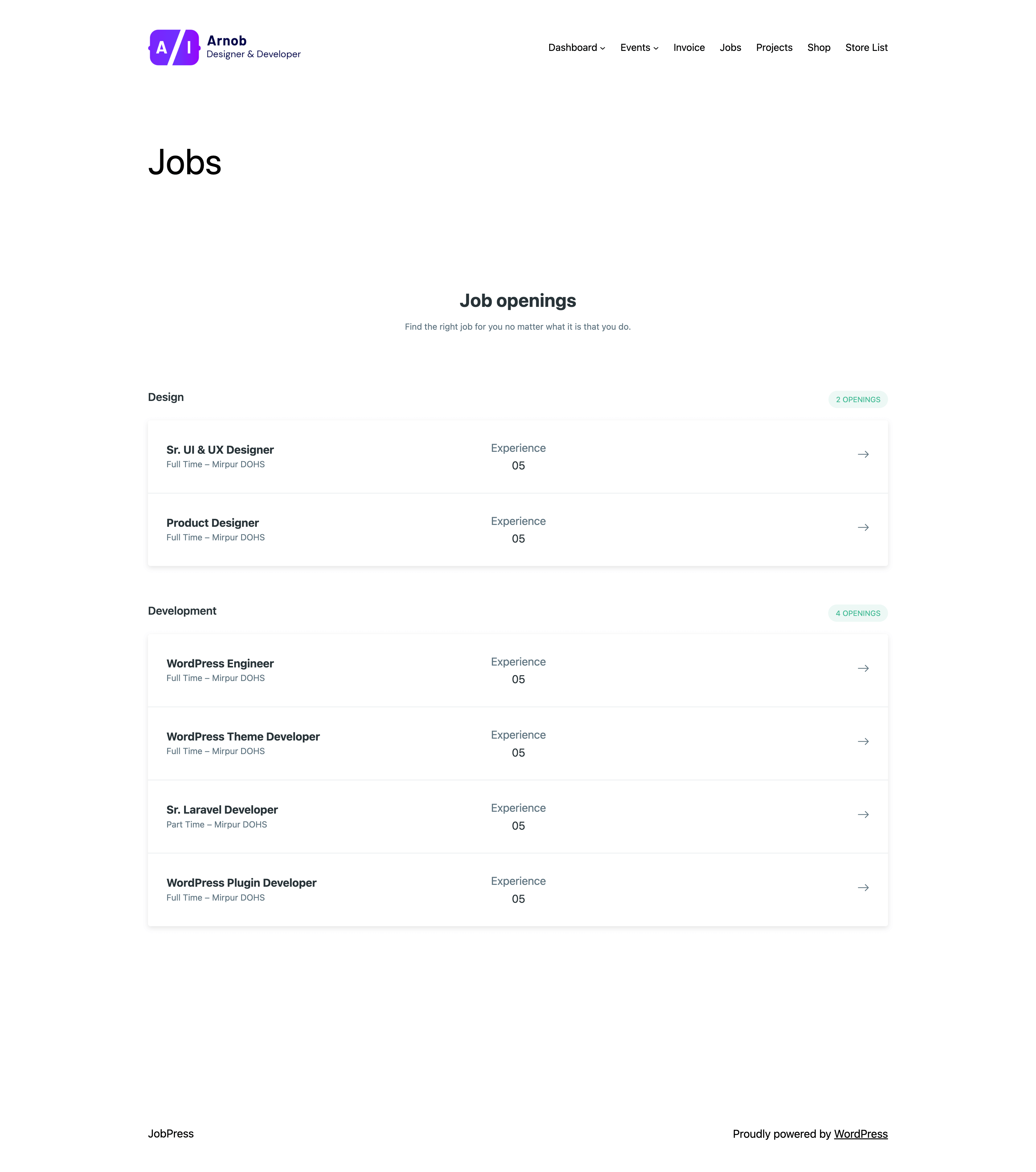 Job List Style 03
