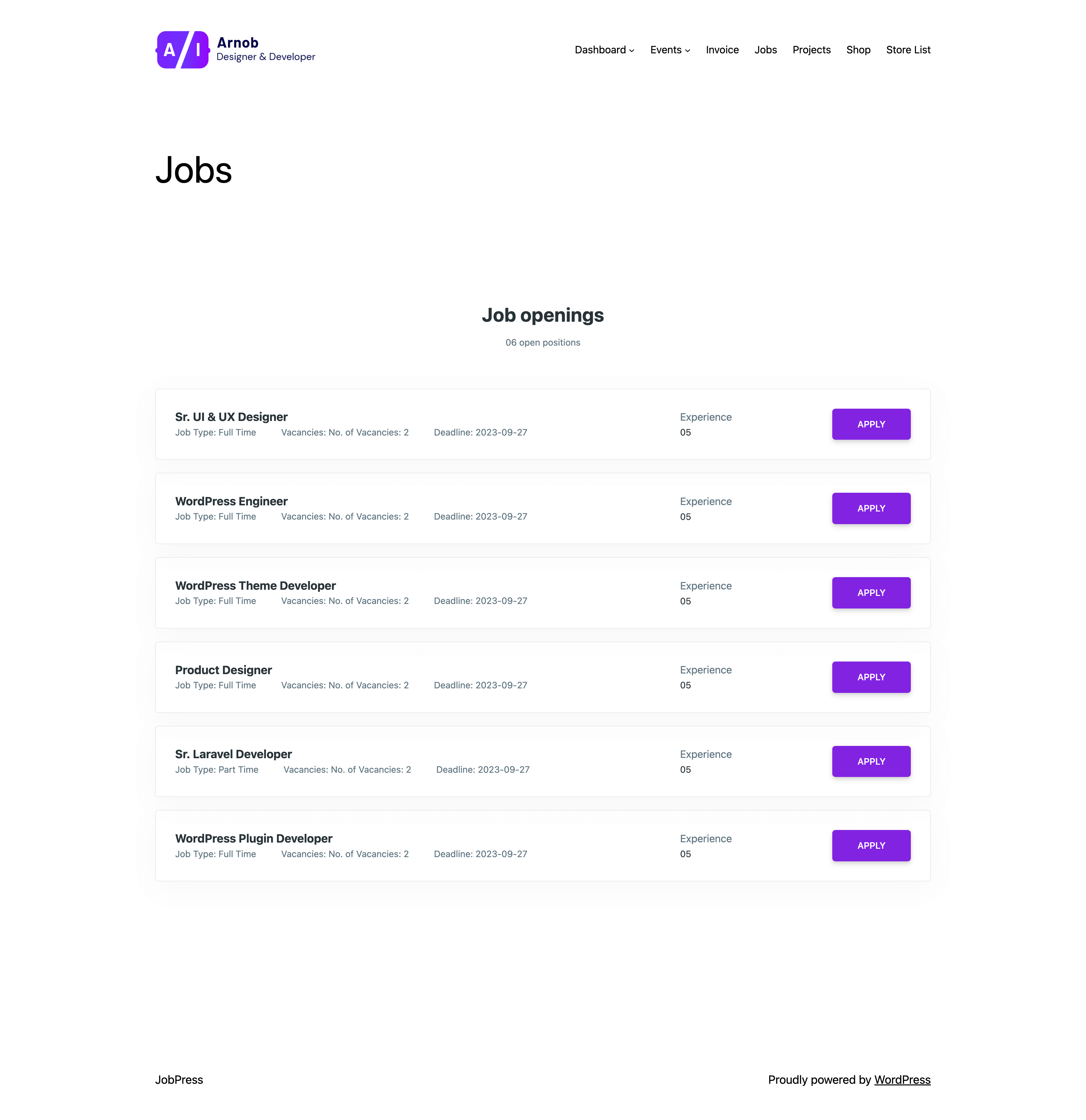 Job List Style 04