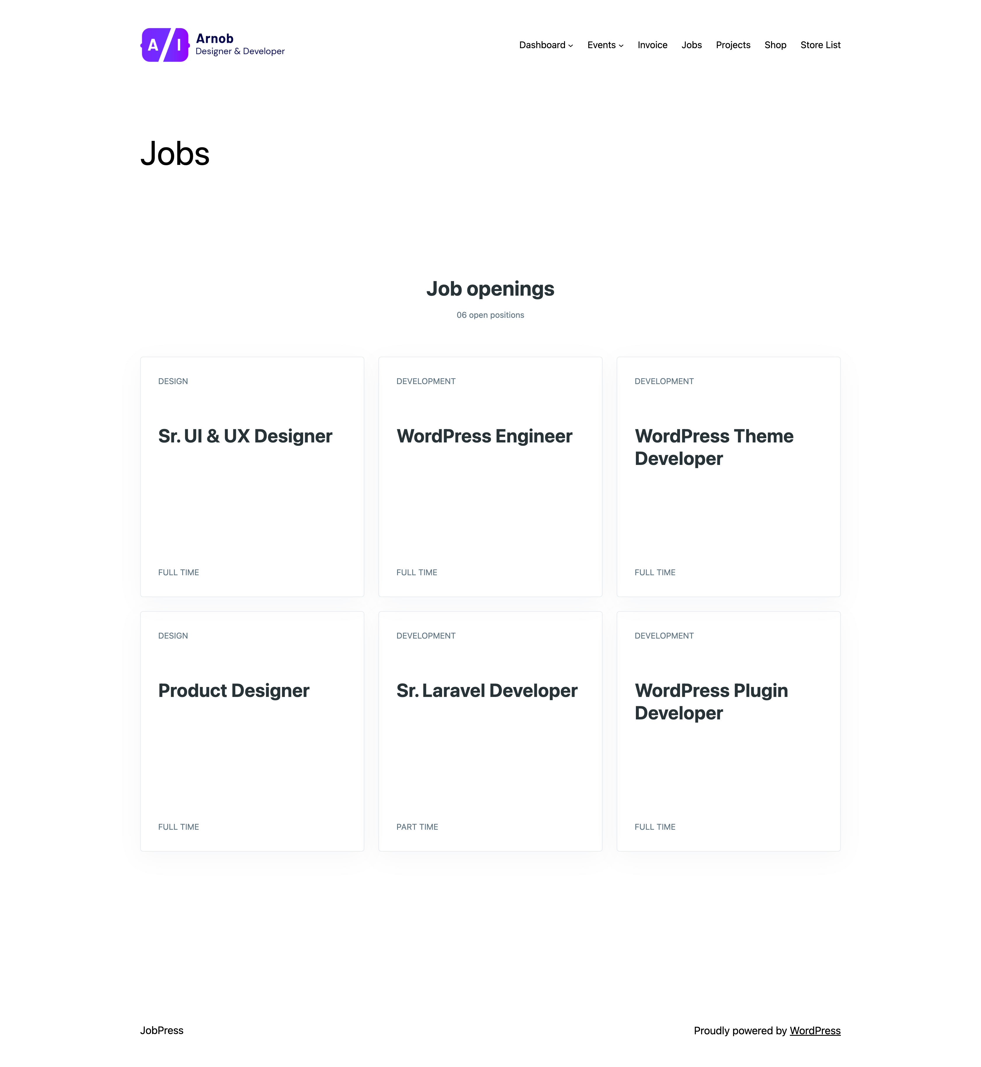 Job Details Style 01