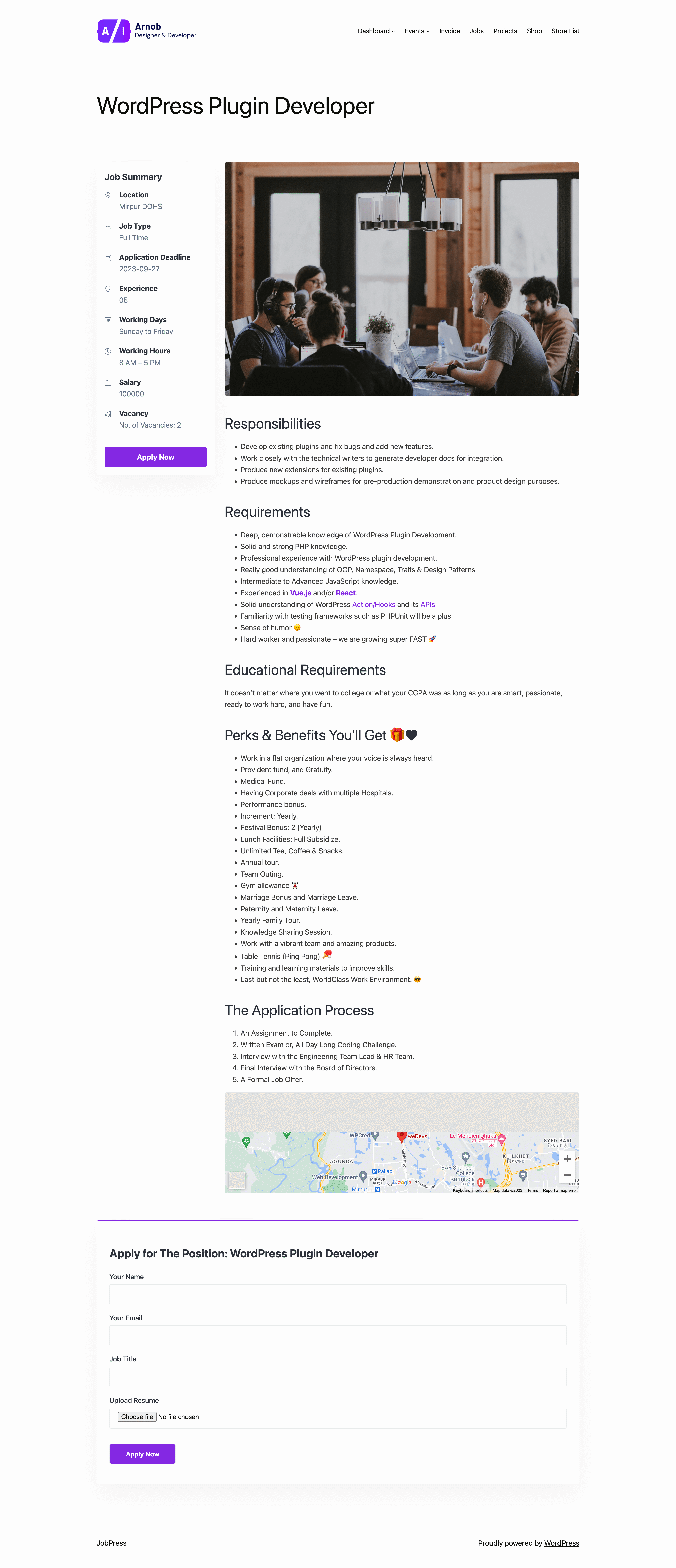 Job Details Style 02