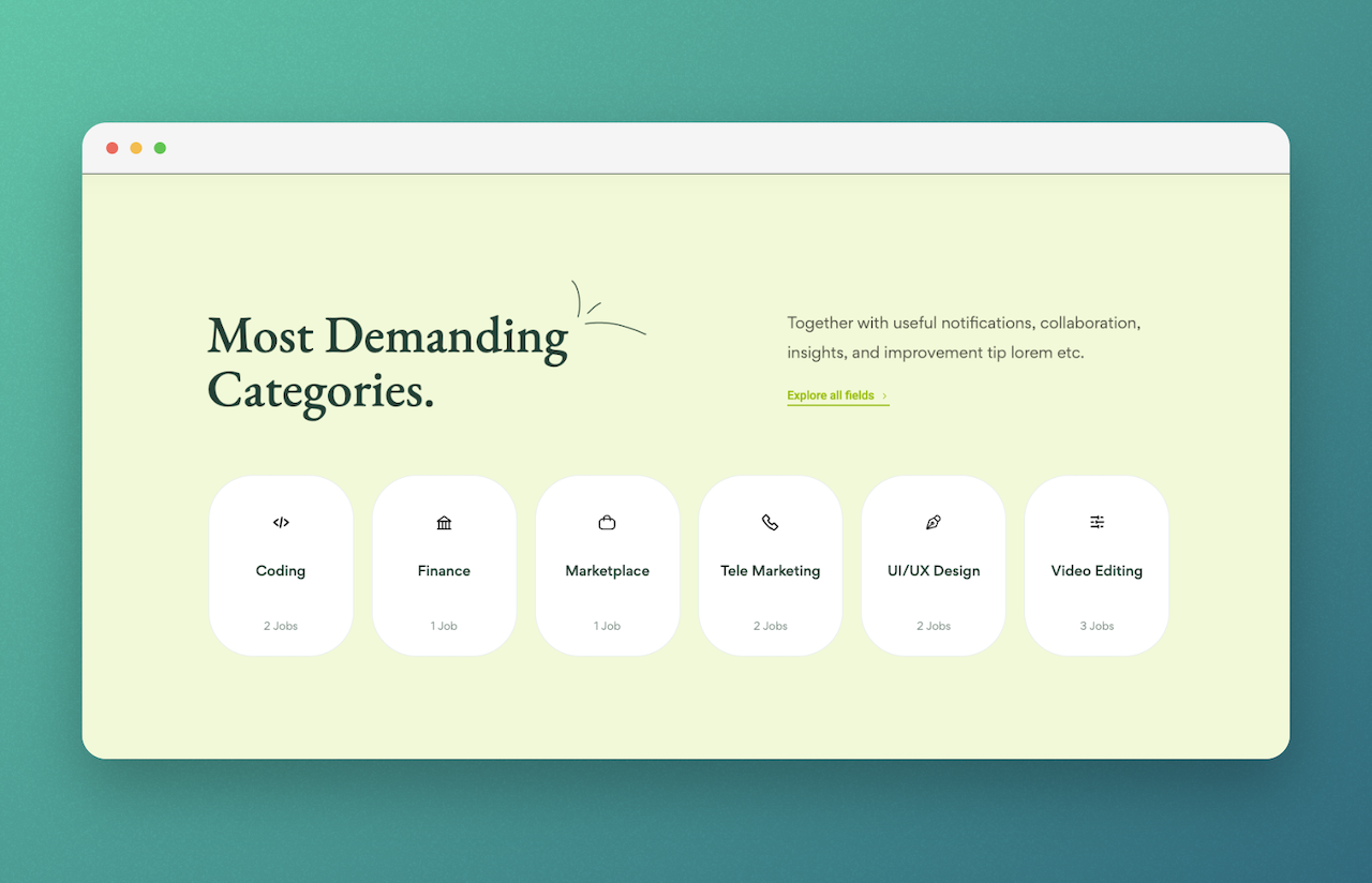 Job Specifications — Configure job requirement fields