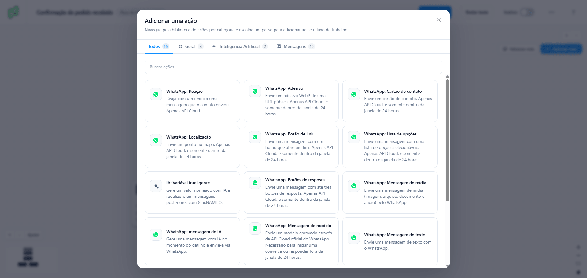 The workflow actions library.