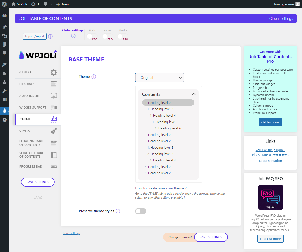 Block being edited