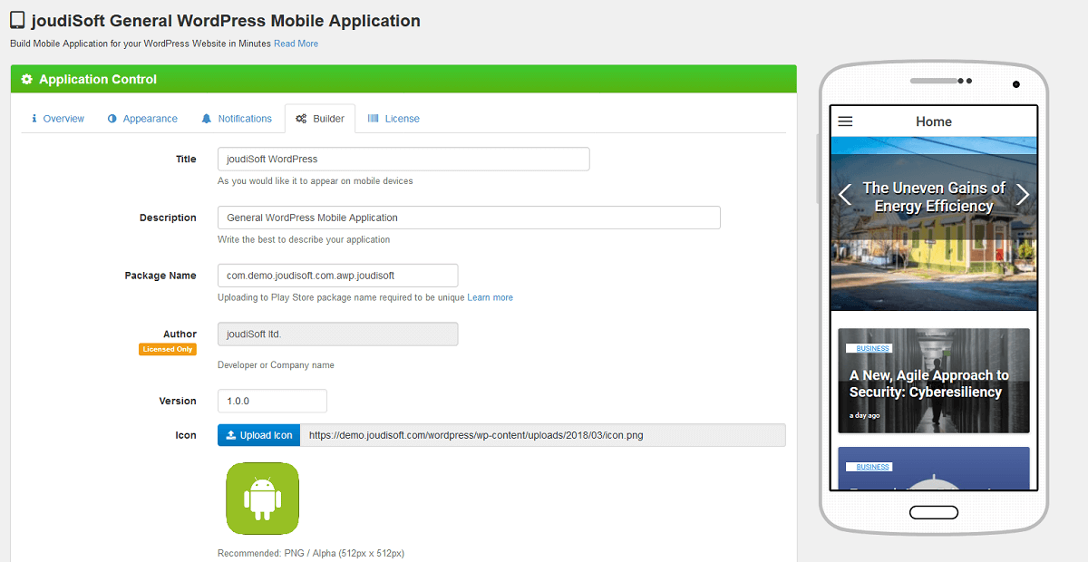 Building your application.