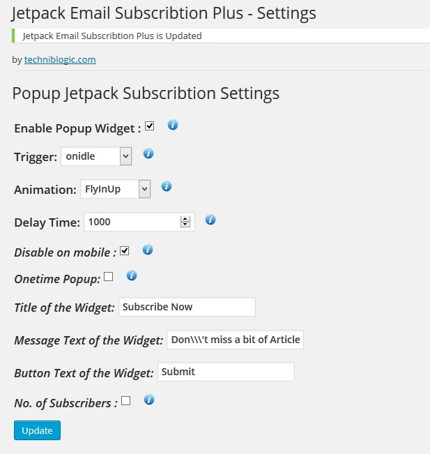 Custom JetPack Popup Widget Panel <a href="http://techniblogic.com/downloads/jetpack-subscription-plus-pro/">(Pro Version)</a>