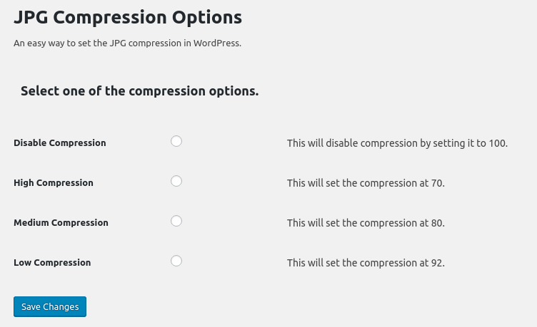 Settings Page