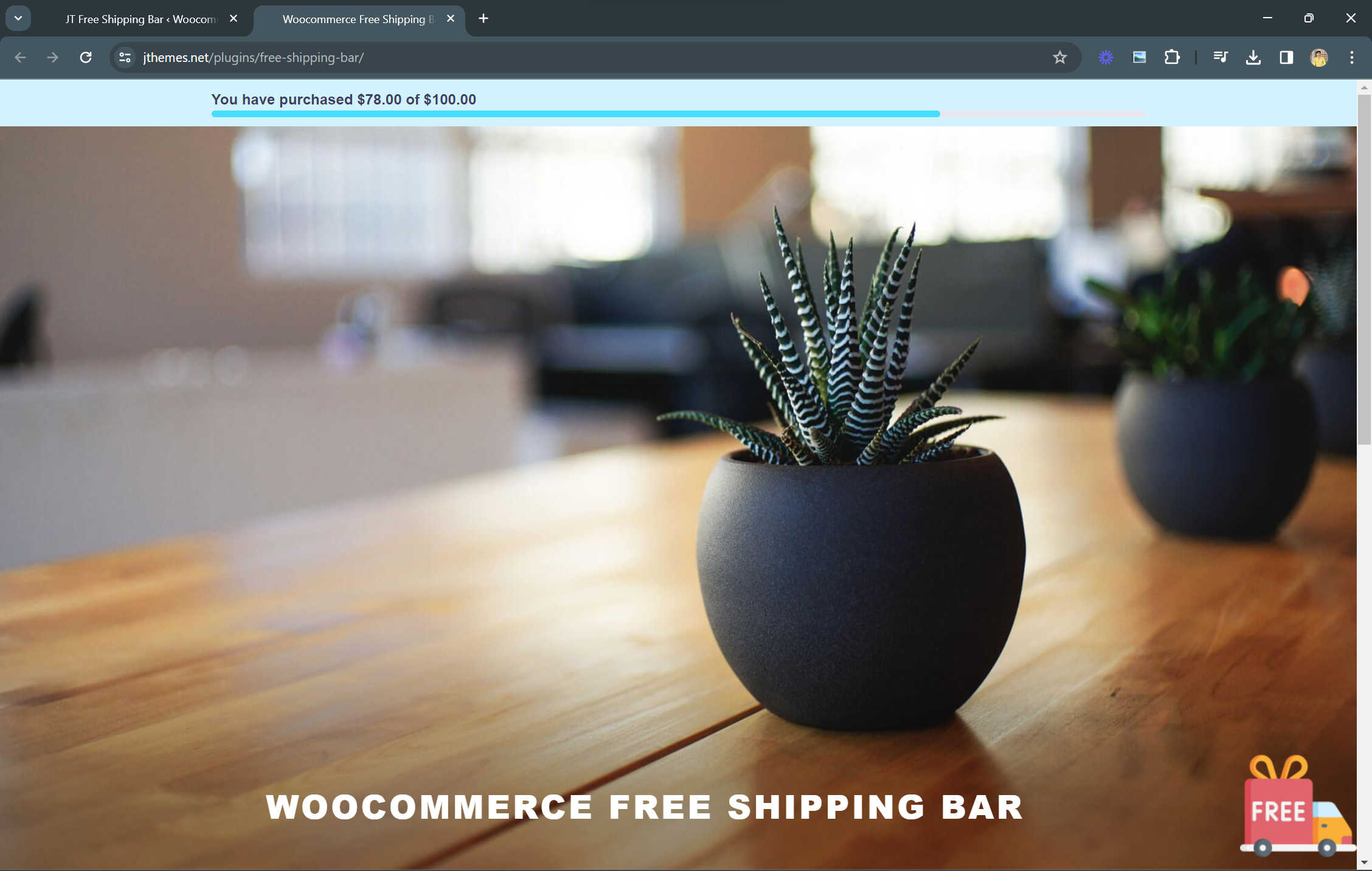 Bar in Giftbox Popup