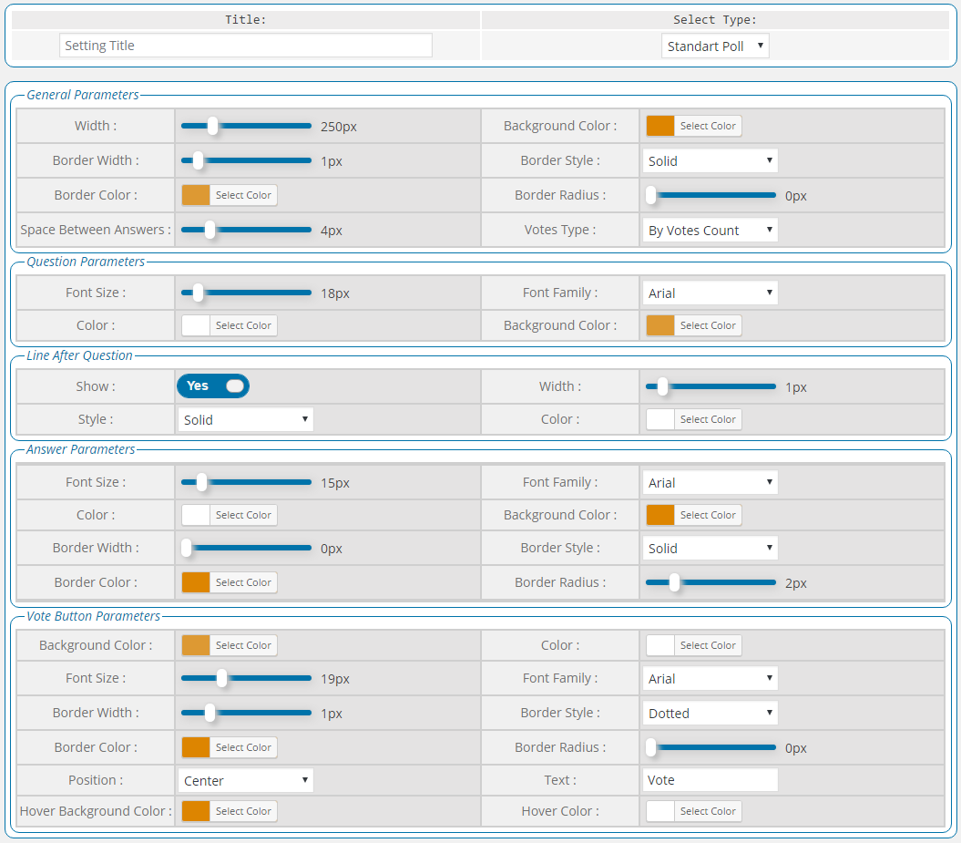 [WordPress Plugin View Demo 1](http://juna-it.com/index.php/poll-standart-wordpress-poll-demo-1) - Standart