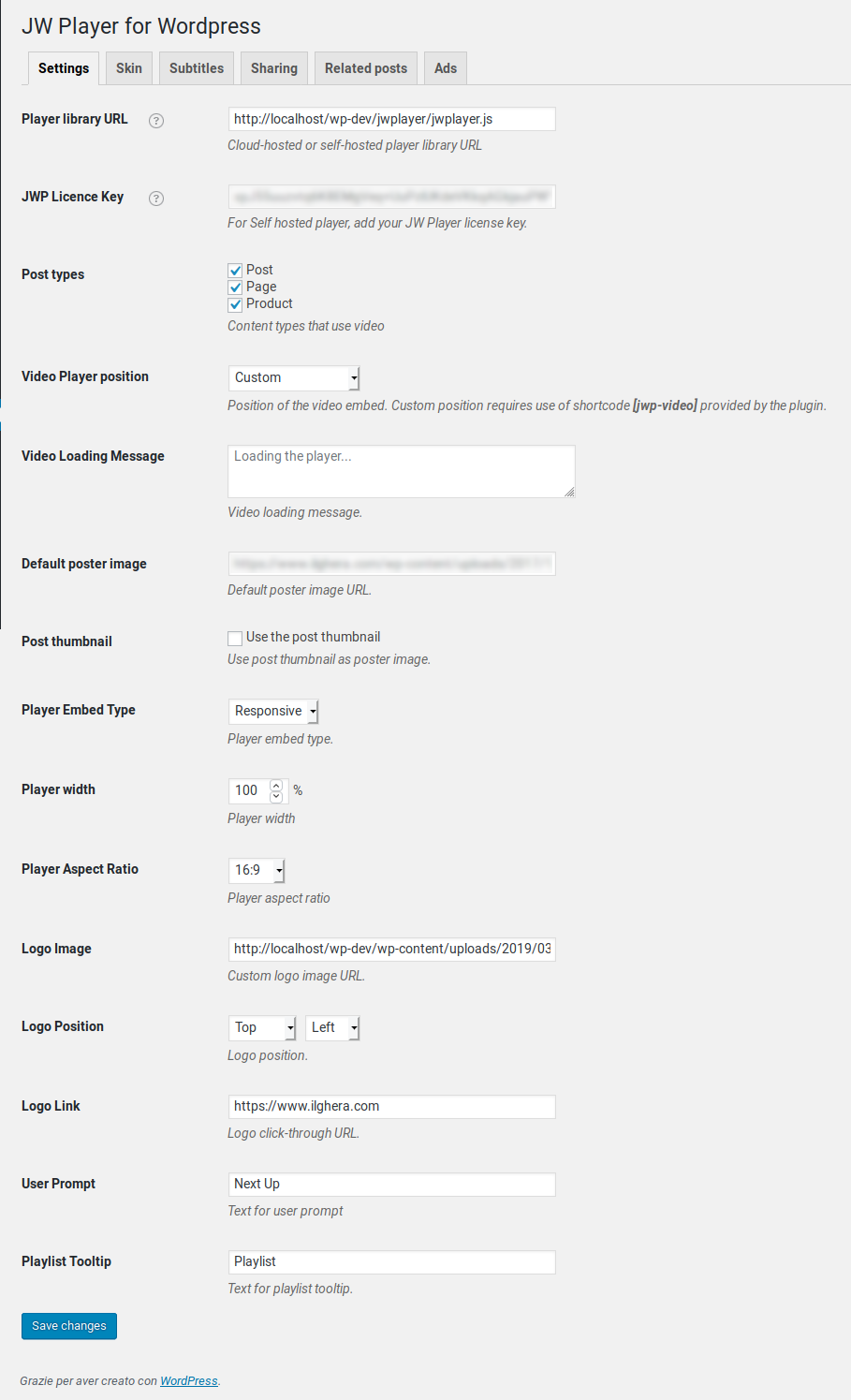 Related post options