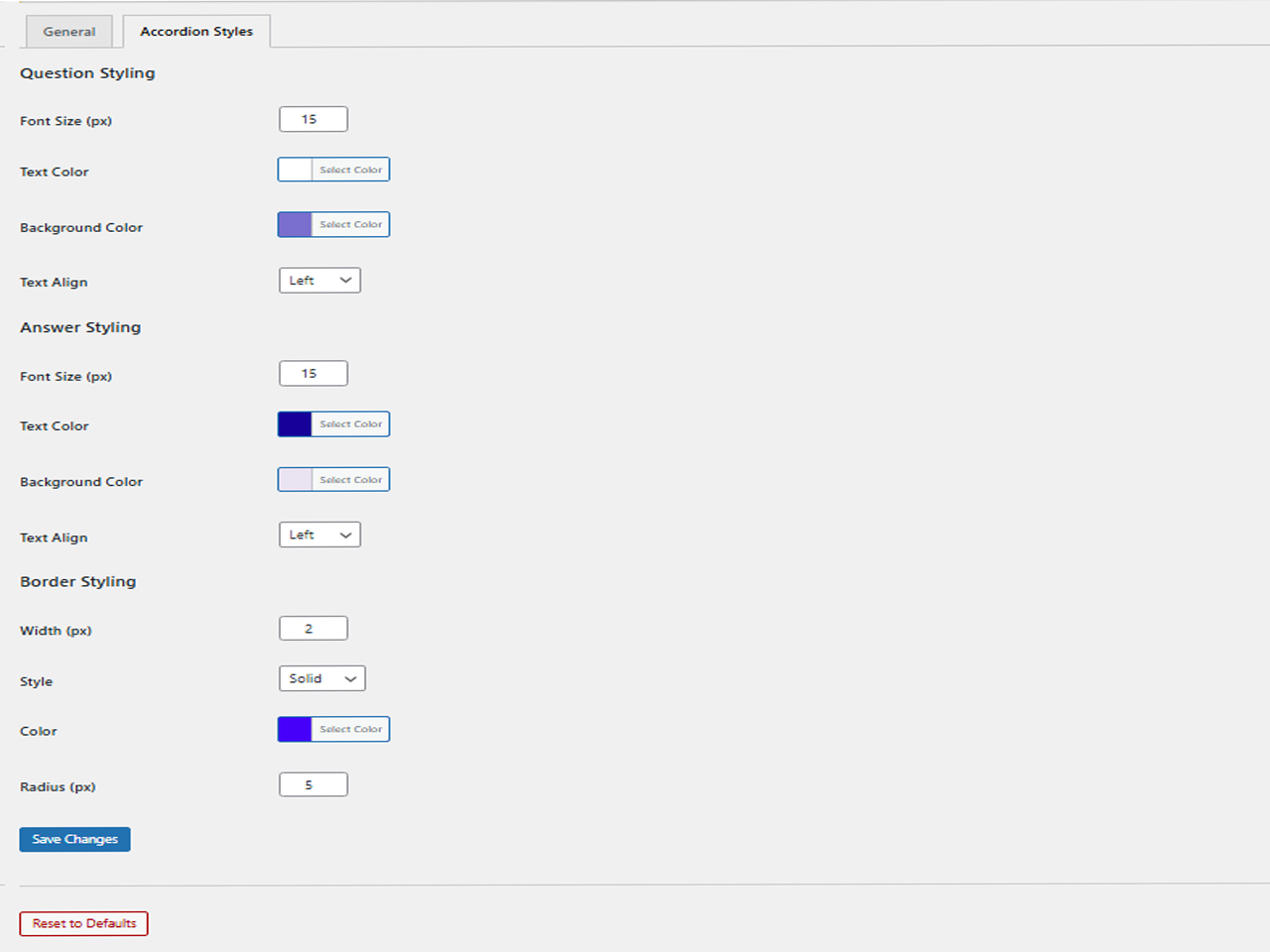 **Style Customization:** Easily change colors and styles to match your theme.