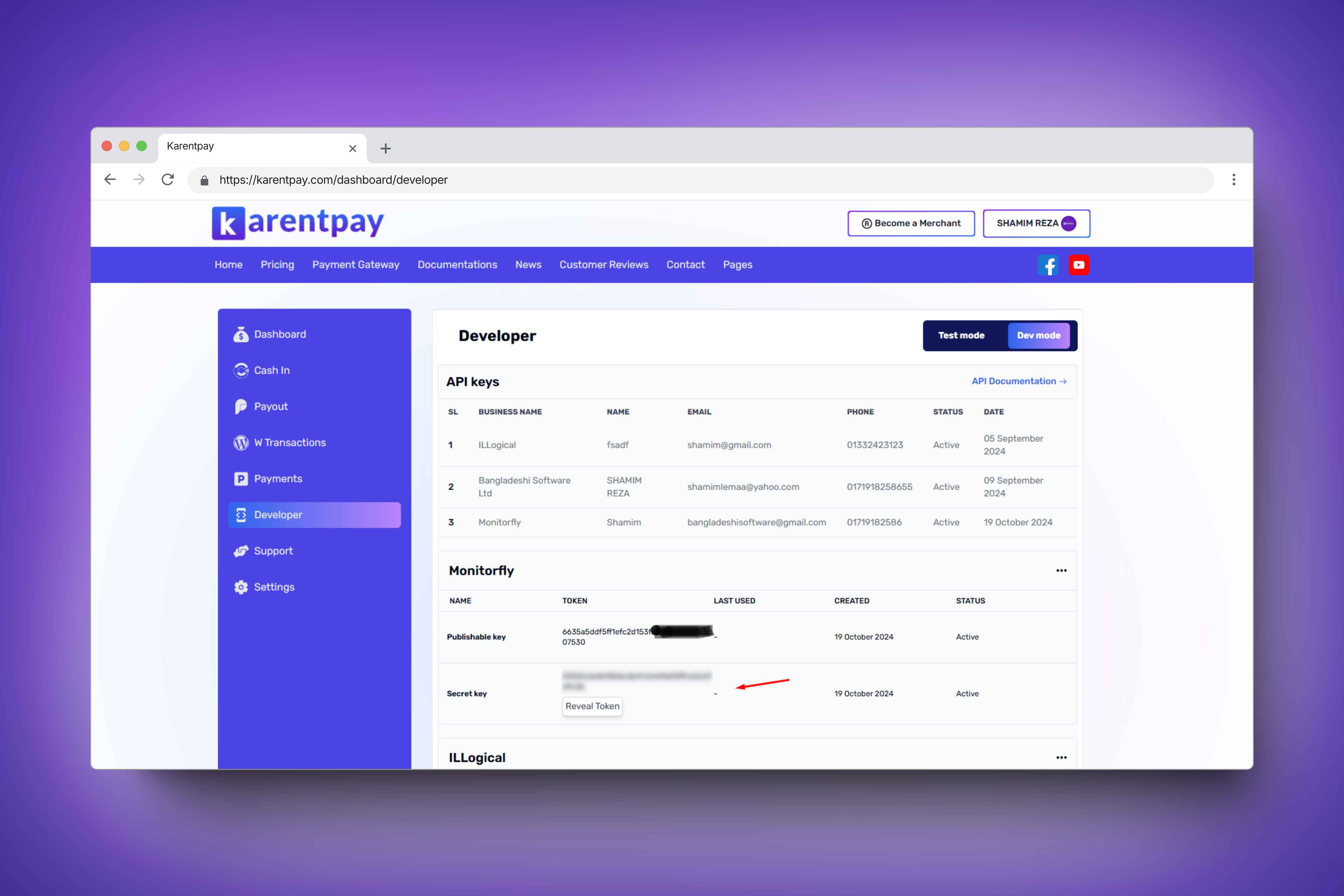 Get Karentpay API for Developers & Merchants.