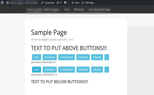 Example of using/testing a Plugin option from the site front end