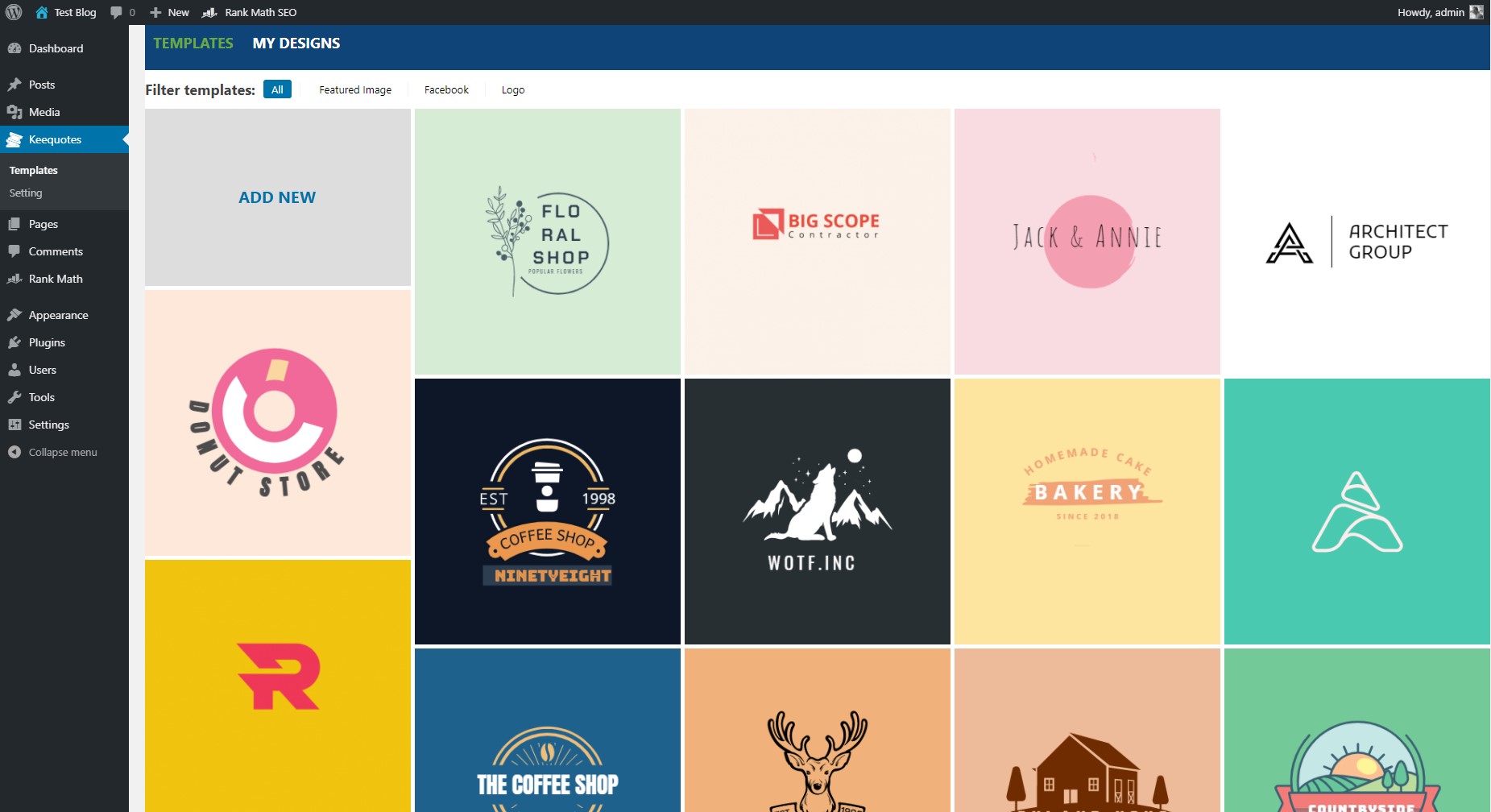 Template Gallery