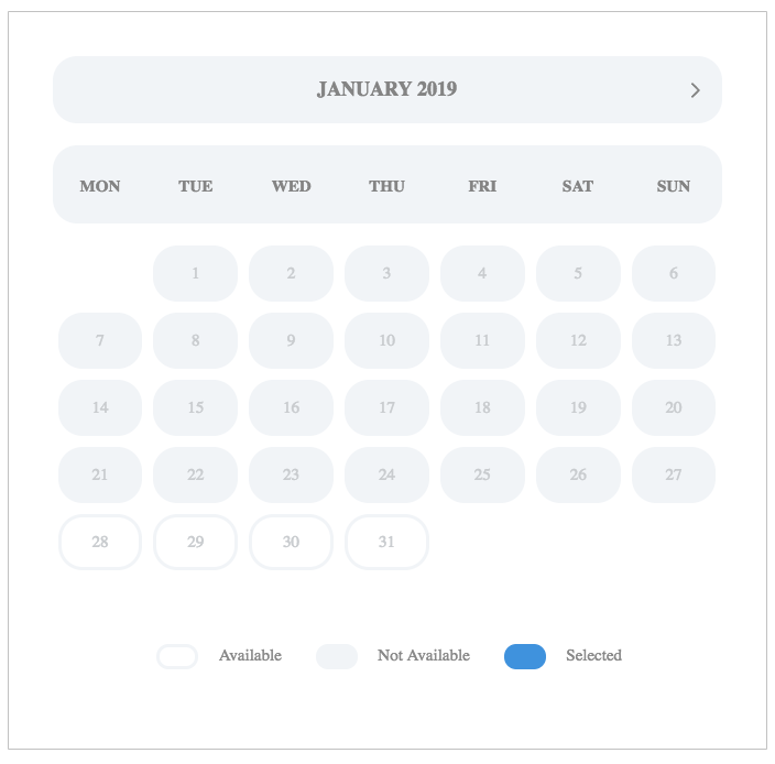 Calendar variation 1