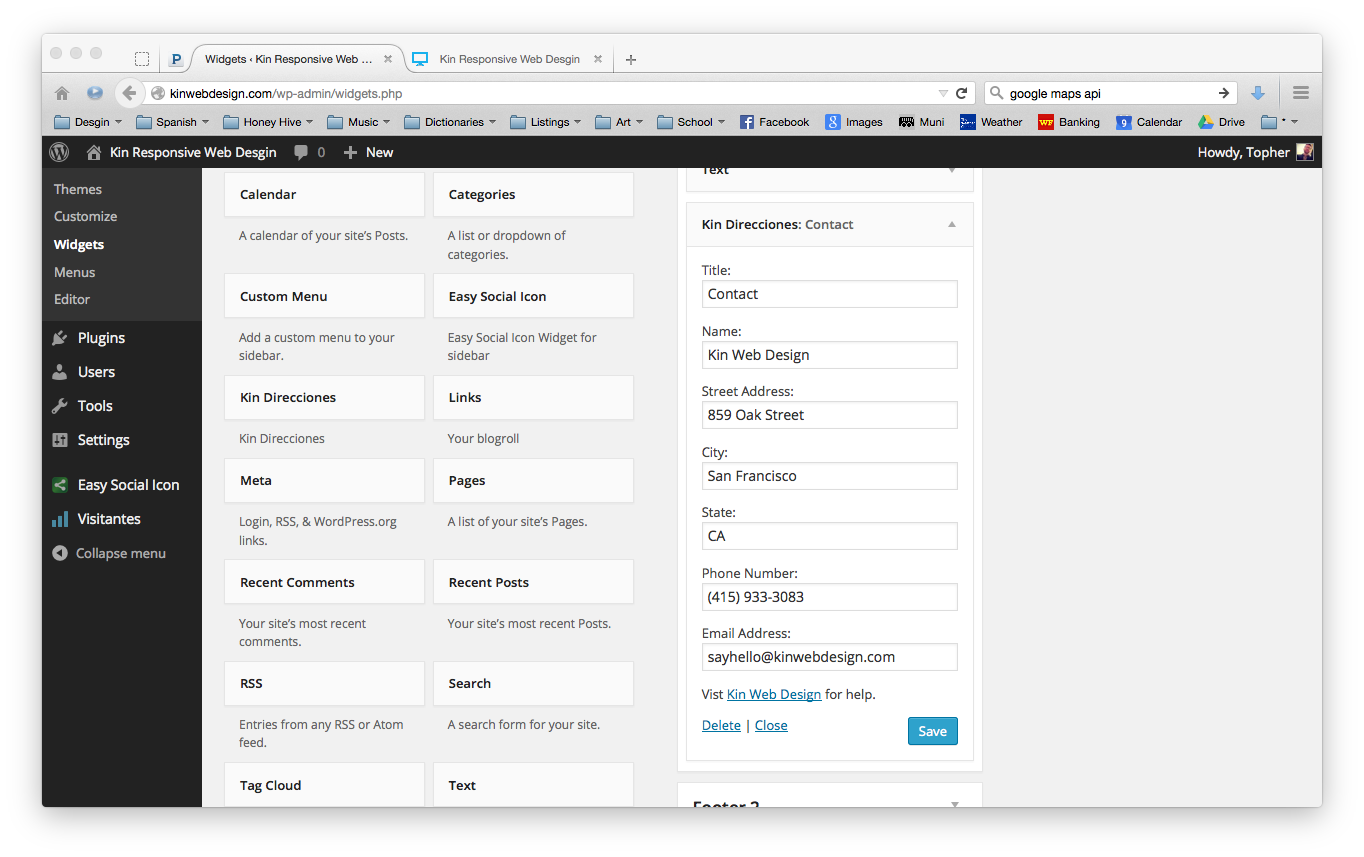 Widget Option