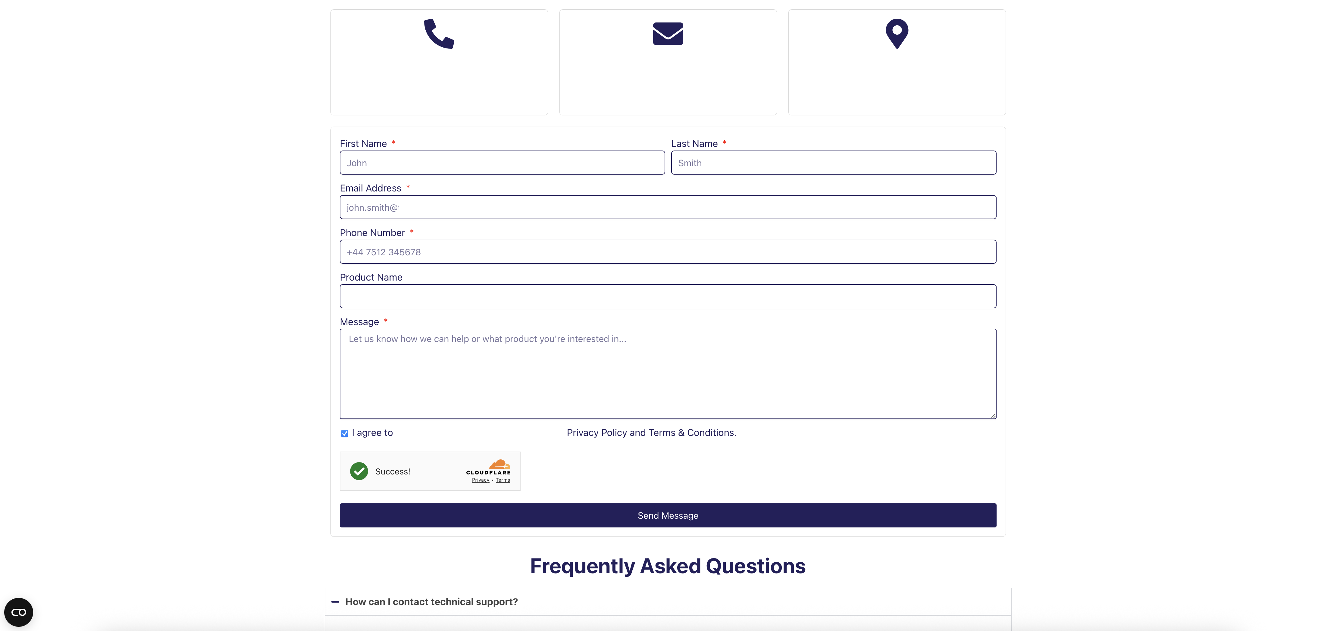Elementor Pro Form (including popup) with Turnstile active.