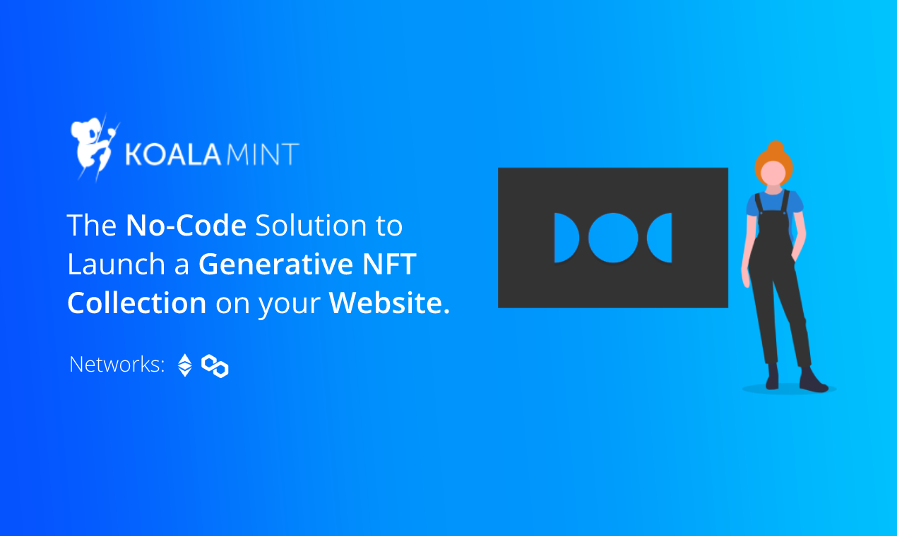 Launch a Generative NFT Collection on your Website without technical knowledge required.