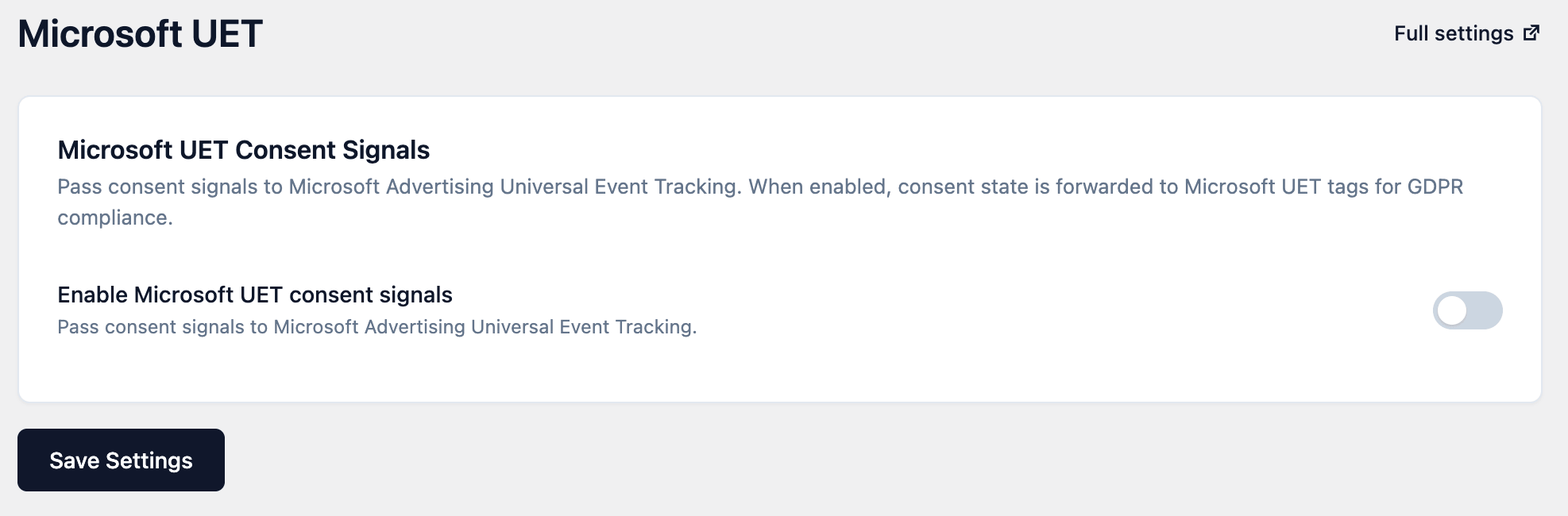 Google Consent Mode v2 and Google Tag Manager integration settings