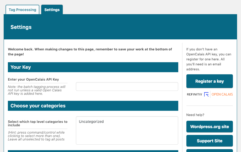 Batch Tagging Output