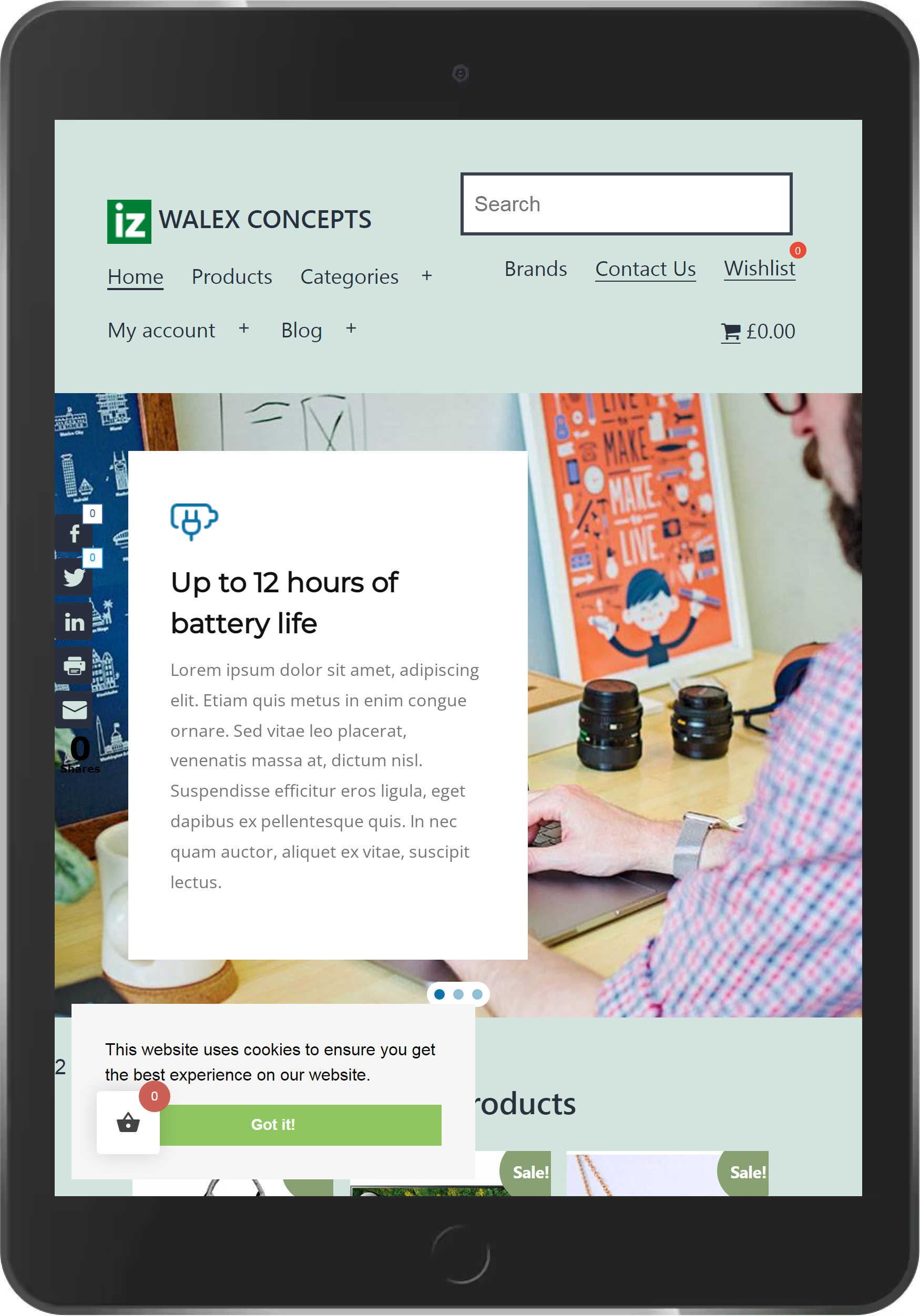 Screenshot-4 Responsive layout - tablet