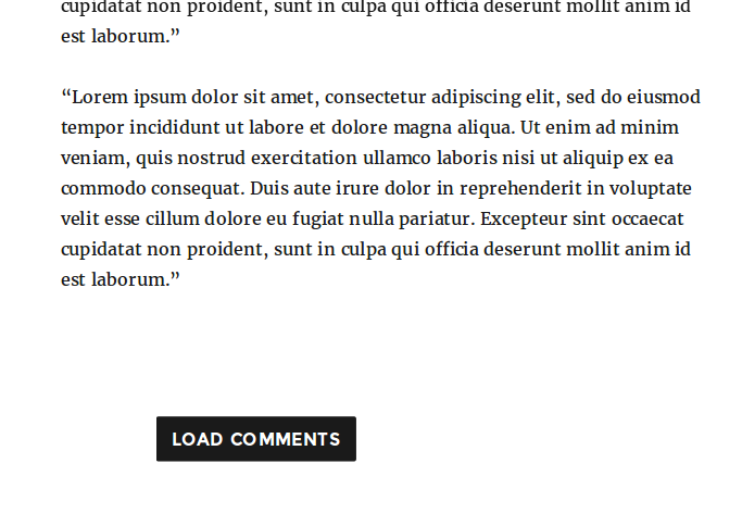 **Lazy Load Button** - (If you set scroll method, no button will be added).