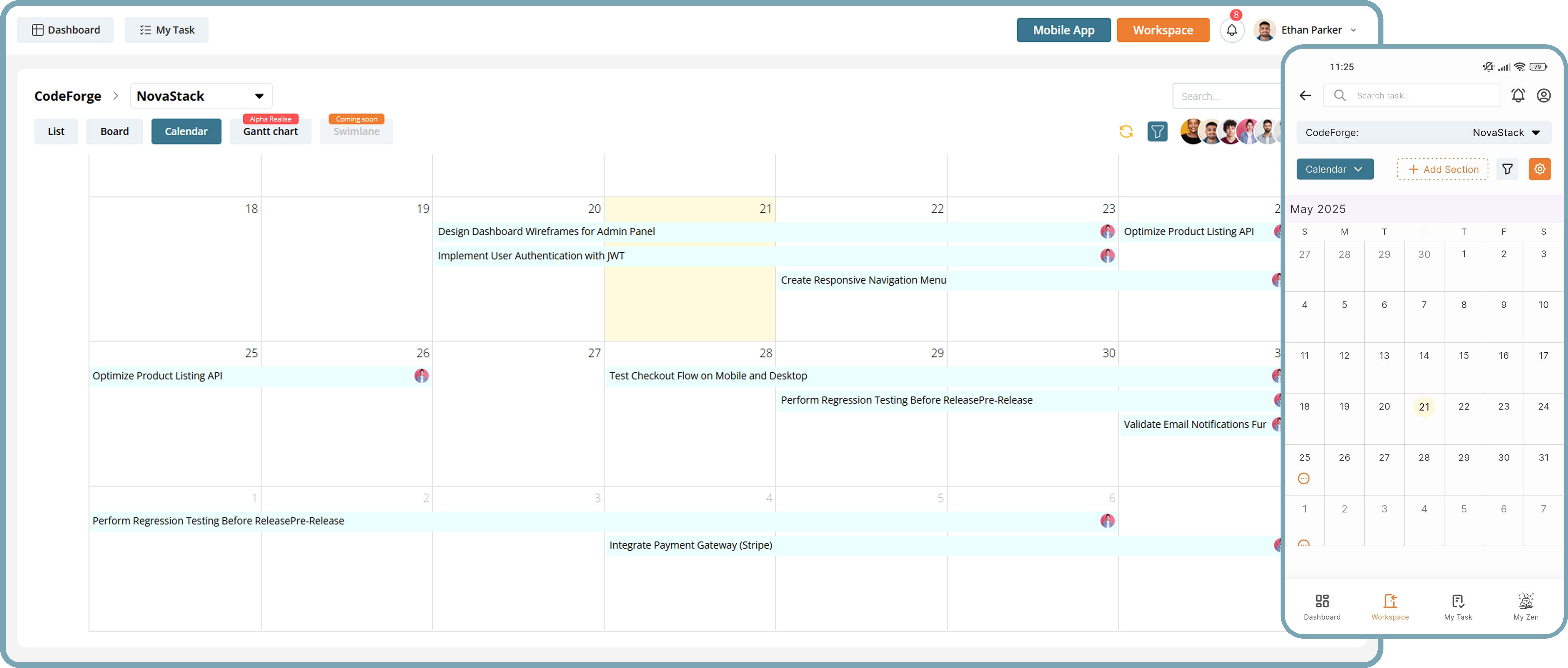 **Calender**