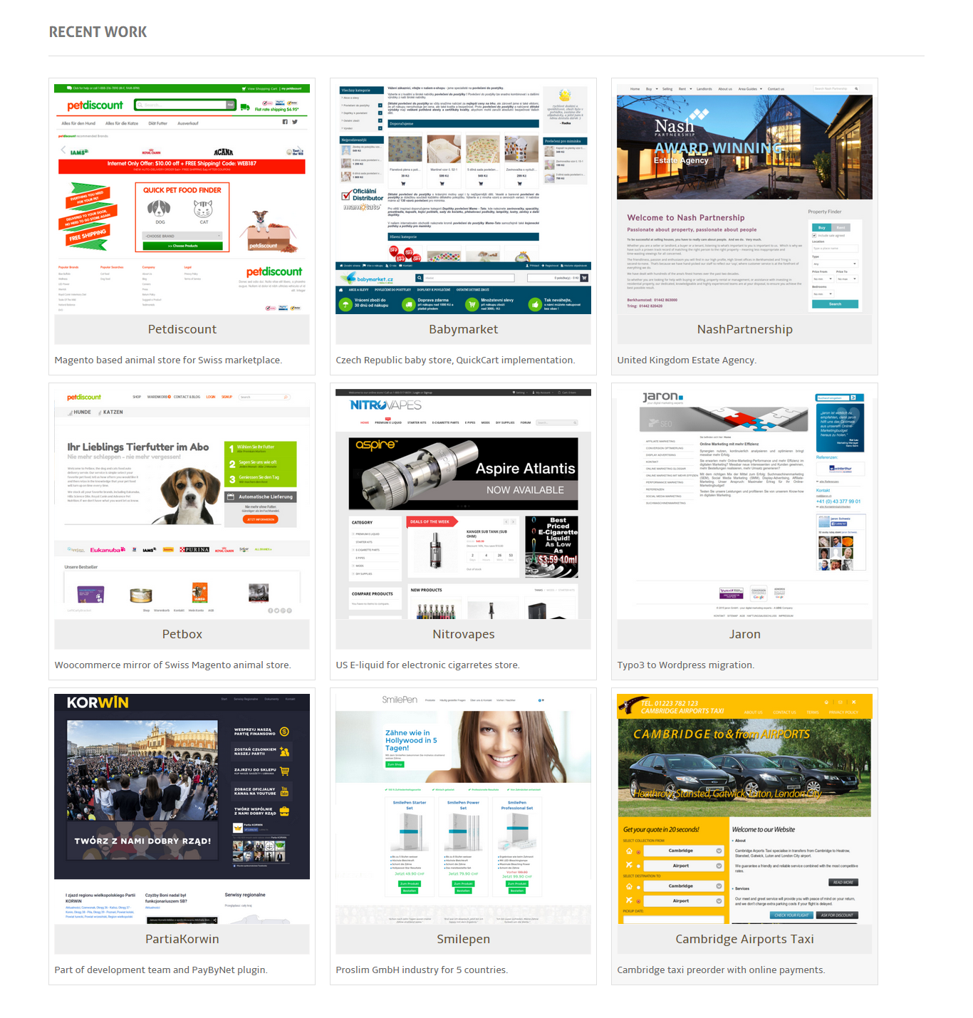 Frontend example