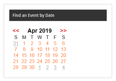 Widget displayed in the sidebar.