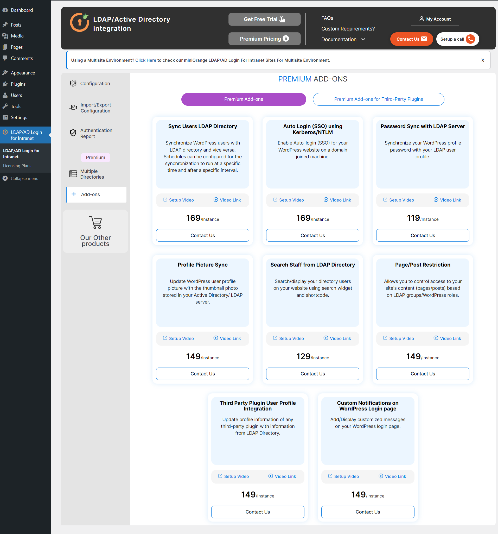 LDAP Premium Add-ons