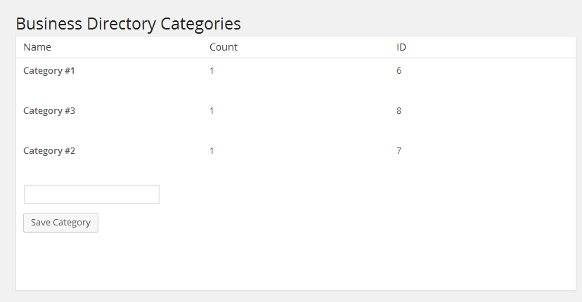 Quickly and easily add new categories.
