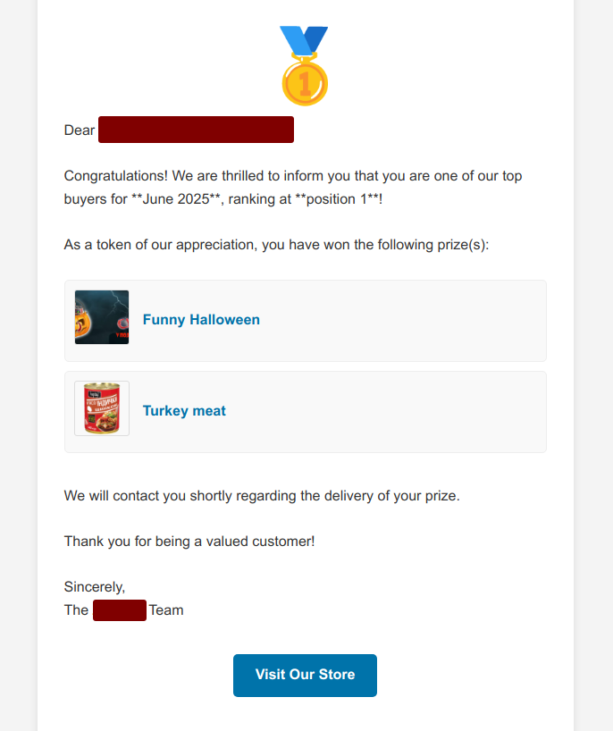 Email Notification Example.