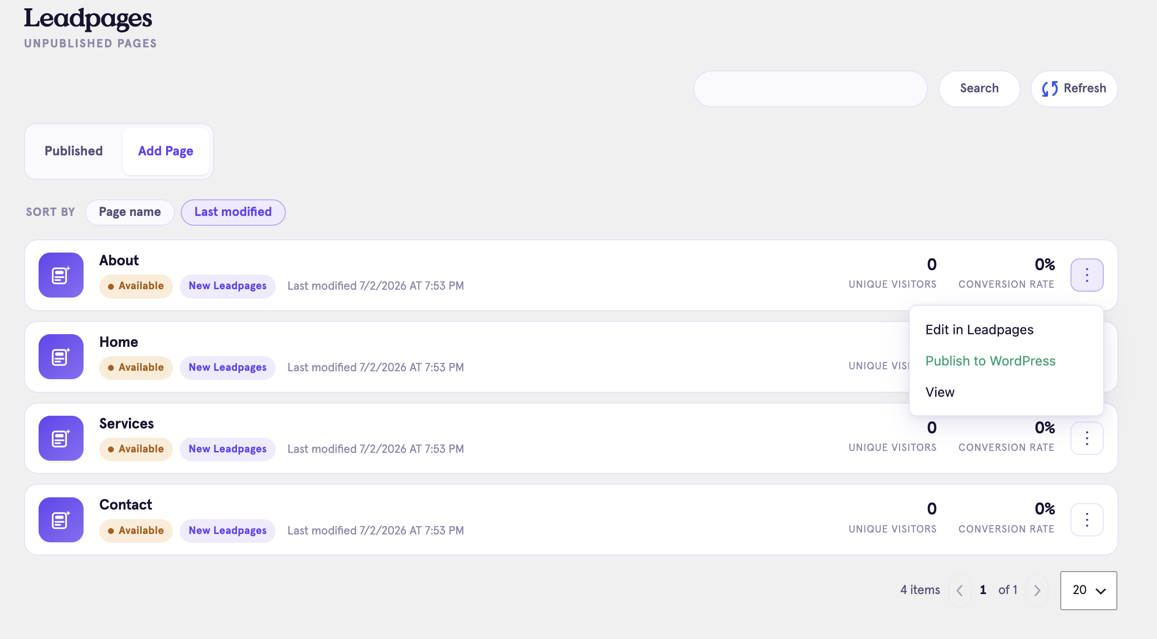 Publish any page to a clean URL on your WordPress site.