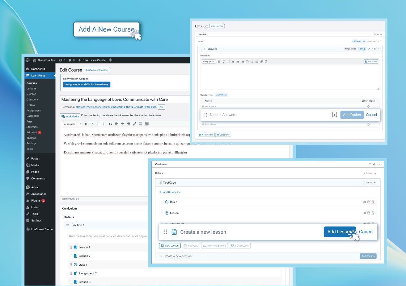 Payment Methods: By free LearnPress plugin, you can sell your course at no cost using our default payment methods and easily enhance your options by adding premium payment gateways as needed