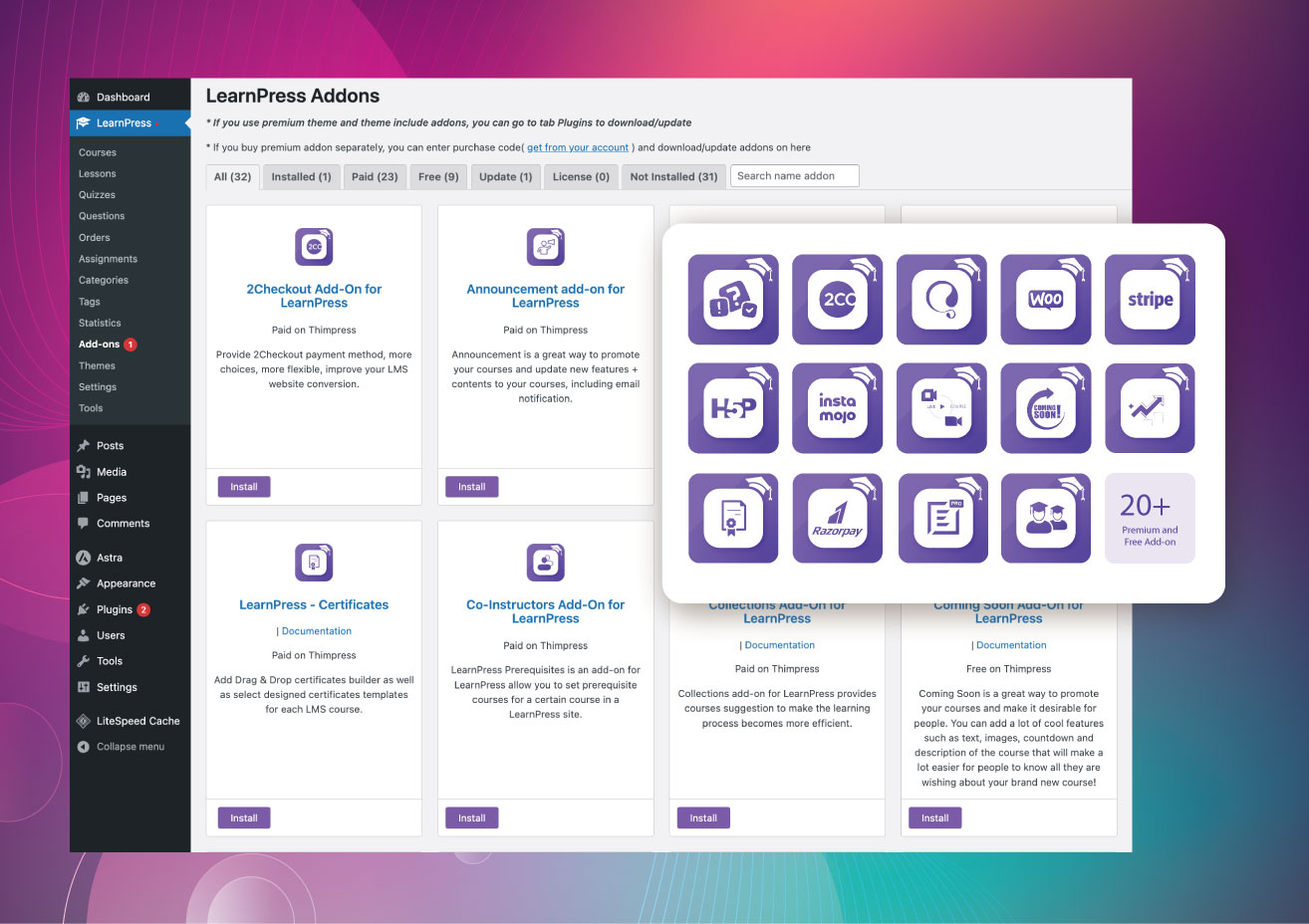 Learning Experience: Dive into engaging lessons, interactive media rich & streamlined text-focused content and keep track on your progress from start to finish