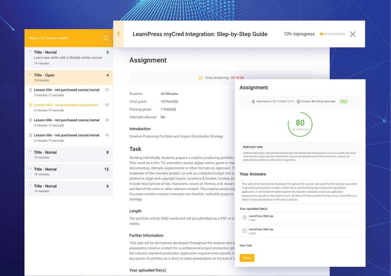 Mobile Responsive: Immersive learning experience anywhere, anytime on multiple devices