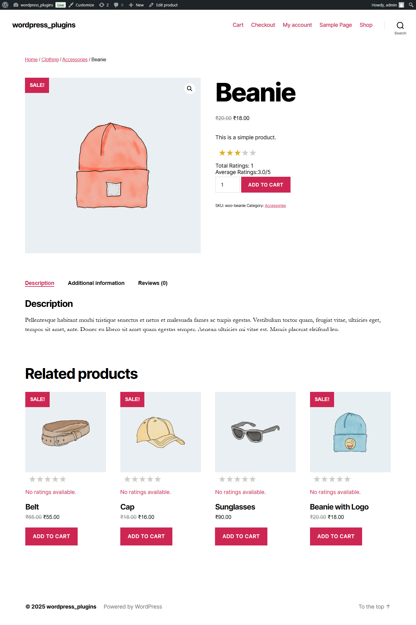 Single Product Page – After Button