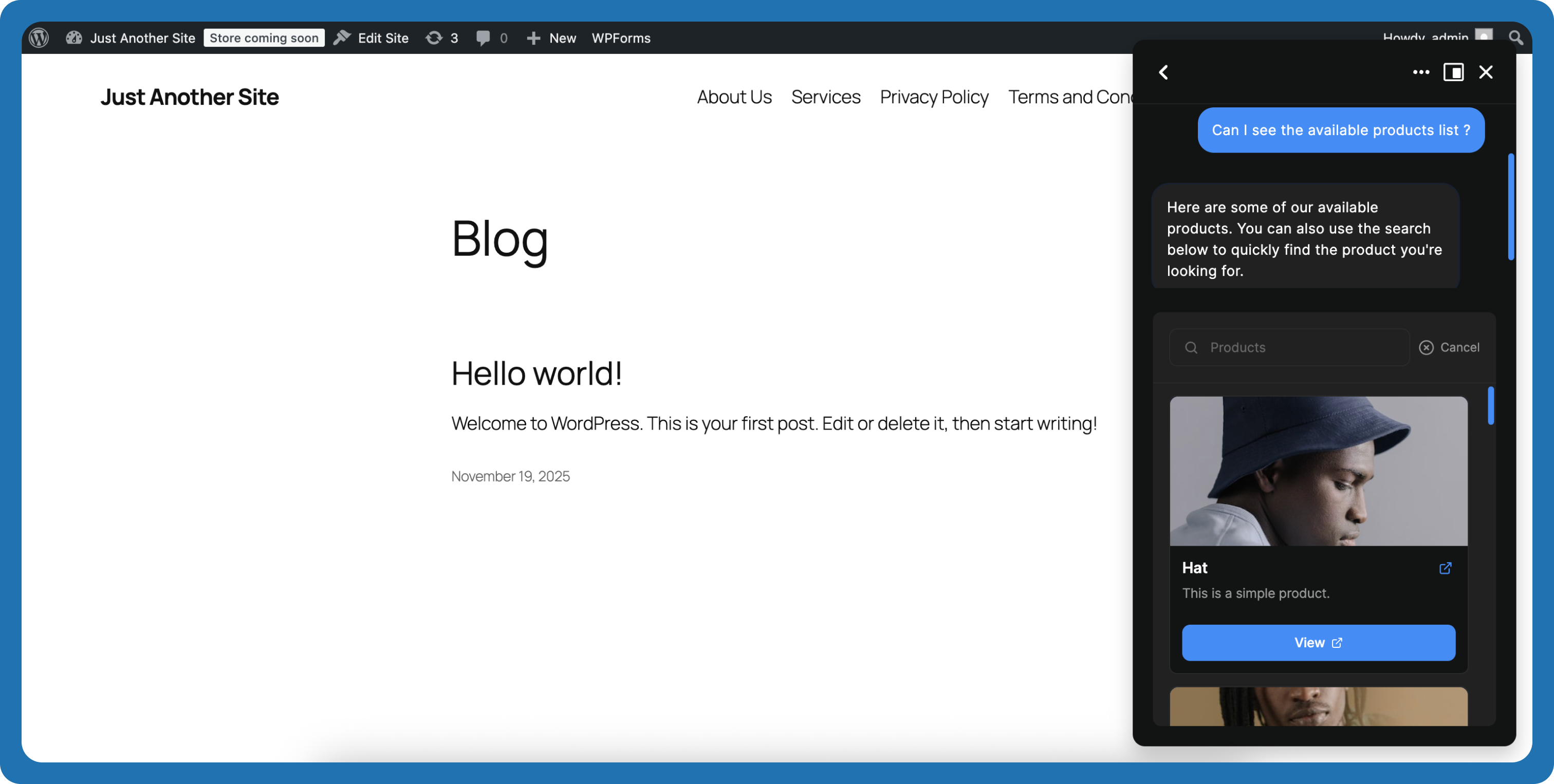 **Talking to AI Agent** - User conversation interface with real-time AI interaction