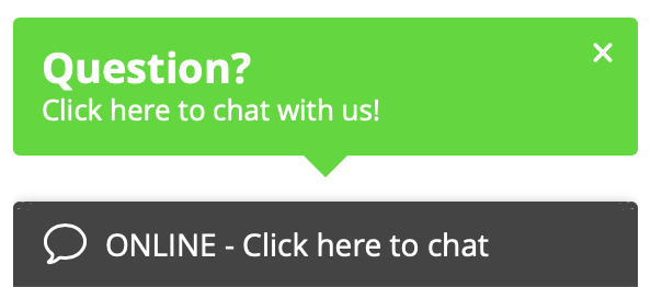 Chat window on your website - minimized