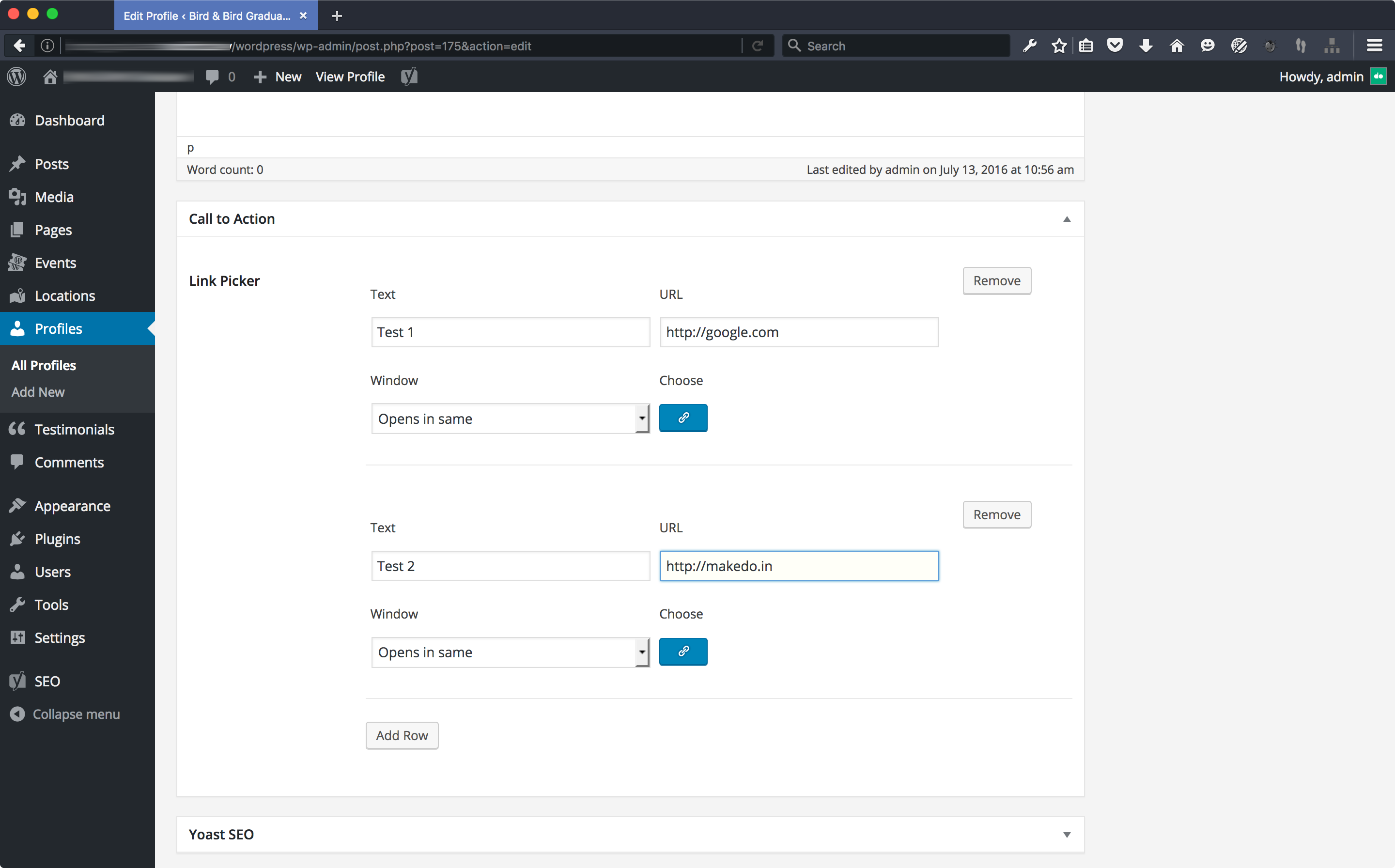 The Link Picker as a repeatable field