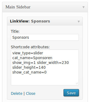 Linkview Widget
