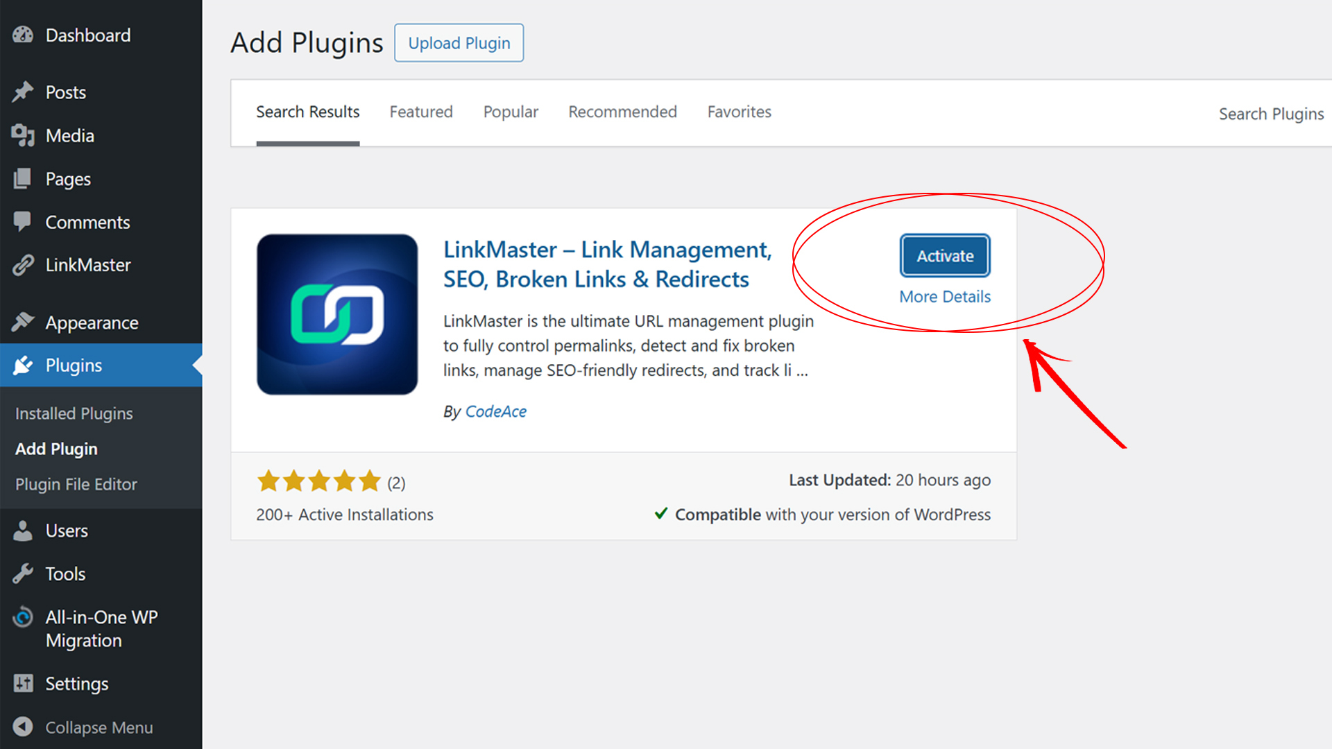 Activate the plugin.
