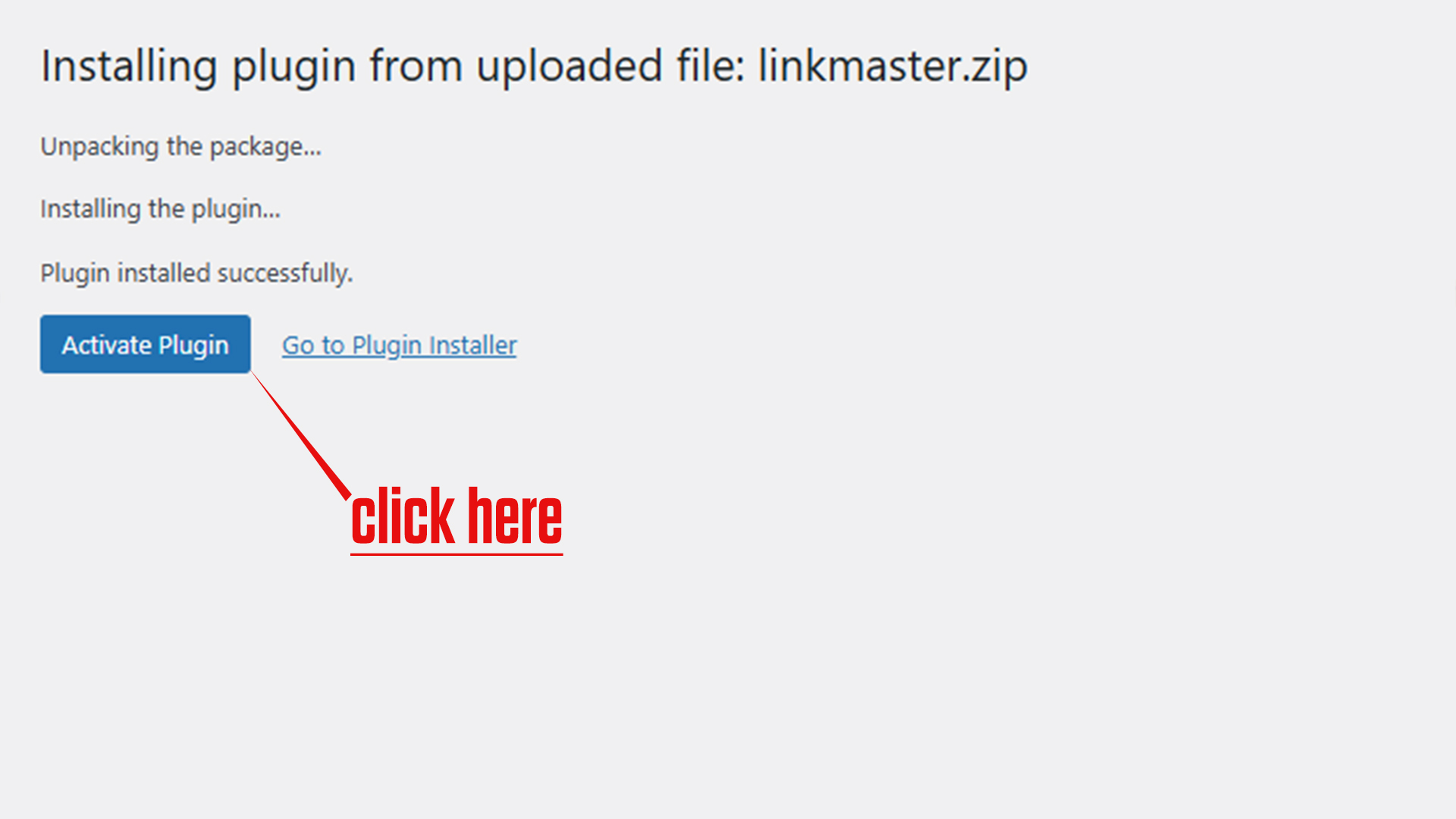 Activate the plugin.