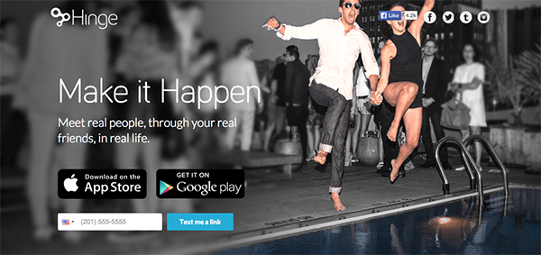 LinkTexting on Hinge