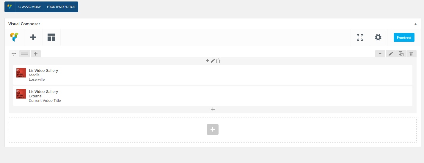Visual Composer shortcode