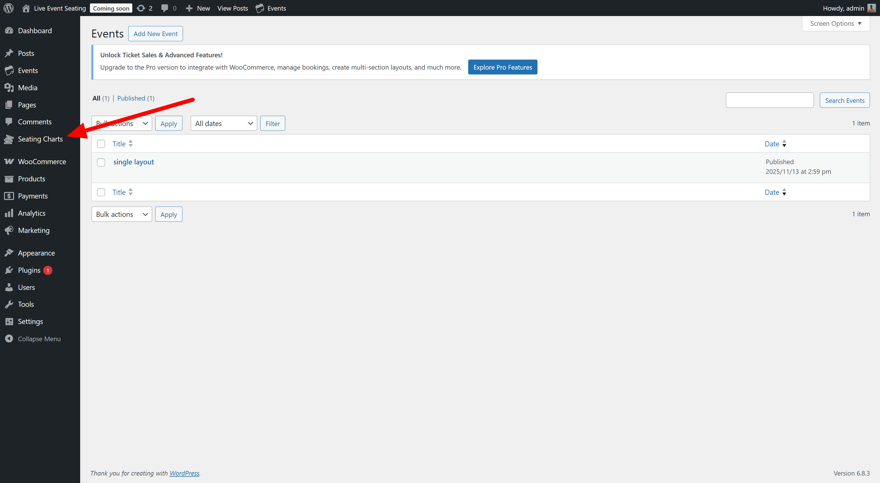 Customize table reservations, stages, and seat bookings easily in the editor.