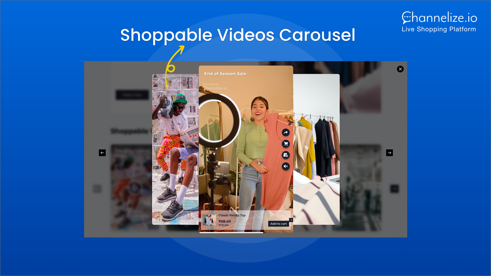Shoppable Videos Carousel